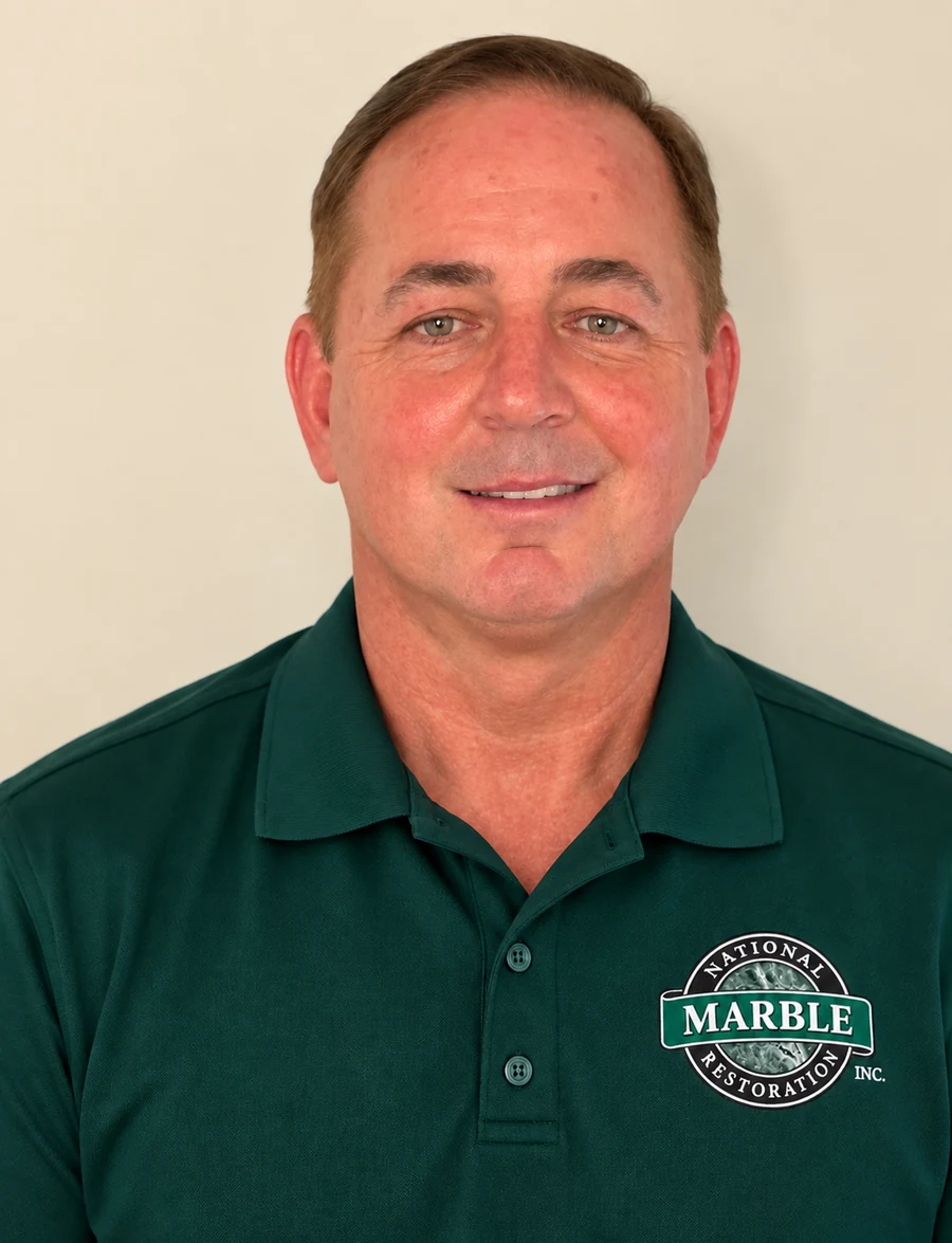 Dean Pecevich, owner of National Marble Restoration